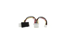 StarTech.com LP4 to SATA Power Cable Adapter with Floppy Power (LP4SATAFMD) - strømforsyningsadapter