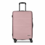 Franky Dallas 3.0 4 roues trolley M 65 cm avec soufflet d'extension old rose (FRA12346-04)