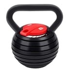 Svart Kettlebell 9kg Justerbar Svart