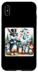 Coque pour iPhone XS Max Lapin de Pâques exécutant un spectacle magique pour animaux de la forêt