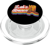 Line Dancing Dance Teacher Retro Let's Dance PopSockets PopGrip for MagSafe