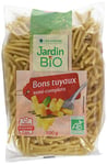 Jardin BiO étic - Pâtes bons tuyaux semi complets - bio - Salé - Certifié AB - Sachet de 500g - Lot de 6