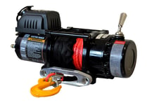 Warrior Winches Ninja 4500lb Vinsch, 12V Armortek syntet 12V Armortek syntet