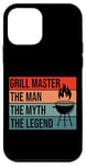 iPhone 12 mini BBQ Smoker Grill Master The Man Myth Legend Retro Vintage Case