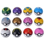 12-pack 4,8 cm Poke Ball Delikat Samlarobjekt PP Söt Pokeball Leksakspack med Karaktärsfigur för Barn kk