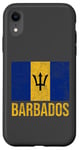 Coque pour iPhone XR Drapeau de la Barbade Bridgetown Moins Antilles Caraïbes