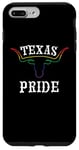 Coque pour iPhone 7 Plus/8 Plus Drapeau arc-en-ciel pour le mois de la Gay Pride du Texas