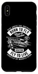 iPhone XS Max Wings of Freedom Retro Vintage Aviation Airplane Design Case