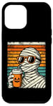 Coque pour iPhone 15 Pro Max Trick or Treat Mummy Hipster Latte Funny Halloween Mummy