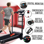 Jogging Running Machine Treadmill Electric Folding Motorized Home Gym Fitness UK