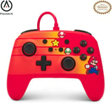 Manette Filaire Améliorée Pour Nintendo Switch, Modèle Switch Oled Et Nintendo Switch Lite, Accessoire De Jeu, Manette De Jeu, Manette Filaire, Sous Licence Officielle - Speedster Mario