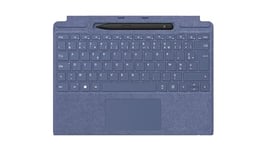 Microsoft Surface Clavier Signature Keyboard Bleu Saphir + Stylet Surface Slim Pen 2, Compatible Surface Pro 8, Pro 9 et Pro X (Clavier AZERTY)