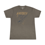 Gretsch Lightning Bolt T-Shirt Brown L