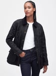 Barbour Beadnell Diamond Quilted Jacket, Black