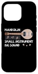 Coque pour iPhone 16 Pro Mandoline Petit Instrument Grand Son Mandoline Joueur Musicien