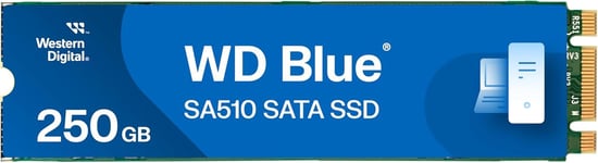 Blue SA510 250 Go, SATA SSD, jusqu'à 555 Mo/s, Comprend Acronis True Image for , Clonage de dique et migration, sauvegarde souple et récupération, protection anti-rançongiciels