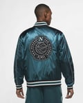 Nike Men's Premium Basketball Jacket Sz M Marine Green New 