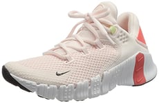 NIKE Women's W Free Metcon 4 Gymnastics Shoe, Light Soft Pink/cave Purple-Magic Ember, 3 UK