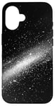 Coque pour iPhone 16 Étoiles, explosion, particules, spirale, espace