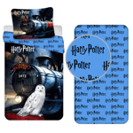 Harry Potter Set Lit Simple Housse de Couette Taie Draps Coin 100% Coton