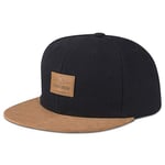 Johnny Urban Casquette Snapback Noir/Marron Homme & Femme – Cap Dean Fabriqué de Tissu de Haute Qualité - Casquettes de Baseball Stylée & Réglable avec Badge de Logo - Unisexe Taille Unique