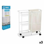 Badeværelse reol Confortime Laundry Bag Metal 69 x 22,5 x 75 cm (3 enheder) (69 x 22.5 x 75 cm)