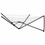 FOLDING 5 ARM WALL MOUNTED CLOTHES LAUNDRY AIRER DRYER HOLDER WASHING LINE