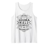 Sigma Male The Lonely Wolf The Alpha GigaChad Grindset Meme Tank Top