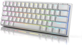 HK VENUS RVB CLAVIER MÉCANIQUE DE GAMING - CONFIGURATION 60% - USB TYPE C - CHÂSSIS EN ALUMINIUM (ROUGE ET BLANC)[CLA171855]