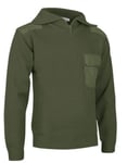 Pull Épais Col Camionneur - Homme - Ref Driver - Vert Militaire