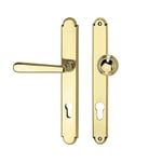 SH ALT-WIEN Bouton coudé, TS 34-78, laiton PVD, 1 garniture | Accessoires ferrures de portes