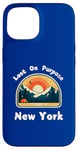 Coque pour iPhone 15 Lost On Purpose Tenue de voyage de vacances New York