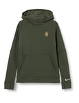 Nike ATM Y Nk GFA Flc Po Hood Sweatshirt - Cargo Khaki/(Khaki) (No Sponsor), M