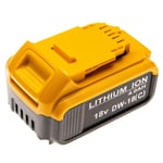 vhbw Batterie compatible avec Dewalt DCG413, DCGG571, DCG413F, DCH213, DCG426N, DCH133NT, DCGG571M1 outil électrique (4000 mAh, Li-ion, 18 V)