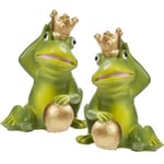 Creativ Polyresin Figur - Grodprinsar 2 st 4 cm