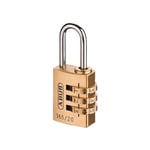 ABUS 32161 165/20 20mm Solid Brass Body Combination Padlock (3-Digit) Carded