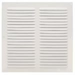 Amig - Grille de ventilation carrée en Aluminium avec moustiquaire | Grilles d'aération pour sortie d'air | Idéal pour plafond de cuisine et salle de bain | Dimensions : 250 x 250 mm | Couleur: Blanc