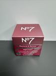 No7 Restore & Renew Face Neck Multi Action Night Cream - 50ml *BRAND NEW*