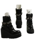 Puma x Fenty Black Grunge Boots - Womens Textile - Size UK 3