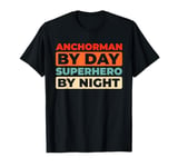 Retro Anchorman News Broadcast Journalist Vintage Anchorman T-Shirt