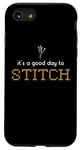 Coque pour iPhone SE (2020) / 7 / 8 It's A Good Day To Stitch Lover Point de croix pour maman