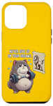 Coque pour iPhone 12 Pro Max Fat Cat vs Lion – Drôle de bodybuilding Gym Entraînement Fitness