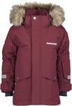 Didriksons Kids' Bjärven Parka 3 Rusty Wine, 130