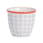 Hand-Printed Plant Pot 14cm