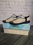 Skechers Womens Wedge Sandals Meditation T-Strap Beach Sunmer Foam UK 4 New #M