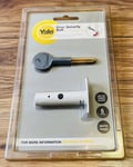 Yale Door Security Bolt White (P-M444-WE)  Concealed Bolt Timer/Wooden Doors ￼