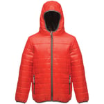 Regatta Boys & Girls Stormforce Lightweight Durable Padded Jacket Coat - Red material_textile - Size 9-10Y