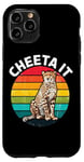 Coque pour iPhone 11 Pro Cheeta It Graphique Fast Cheetah Wildlife Runner