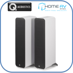 Q Acoustics M40 HD Wireless Music System Active Floor Standing Speakers - White