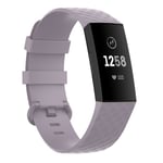 Vattentätt Fitbit Charge 4 etc. band - Ljuslila